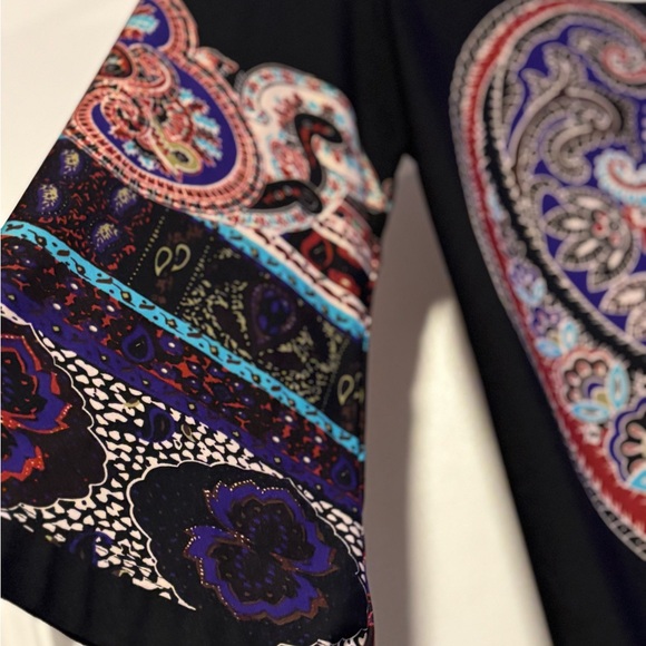 Bailey Blue Multicolor Paisley Tunic - Picture 5 of 7